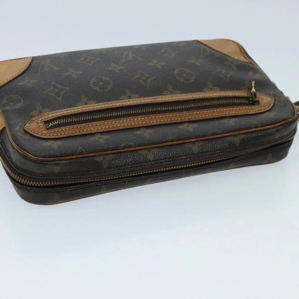 LOUIS VUITTON Monogram Marly Dragonne GM Clutch Bag - Picture 3 of 14